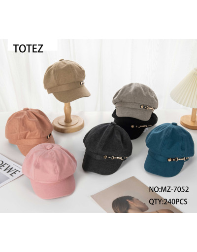 MZ-7052  GORRO BOINA DE MUJER