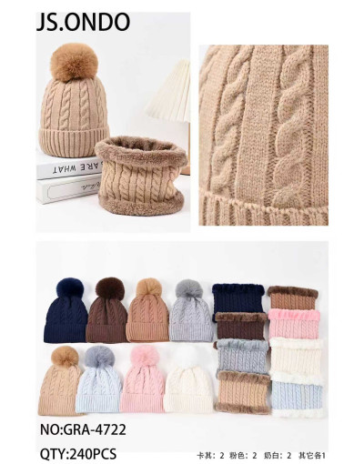 GRA-4722  GORROS CONJUNTO...