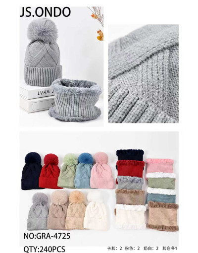 GRA-4725  GORROS CONJUNTO...