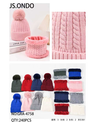 GRA-4758  GORROS CONJUNTO...
