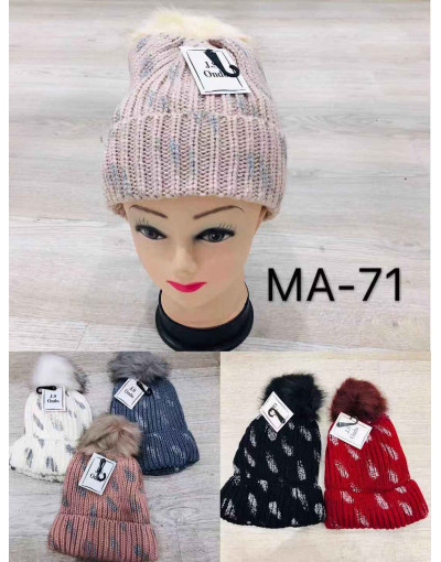 MA-71 GORRA DE MUJER FORRADO