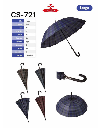 long Umbrella 68cm 16K...